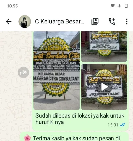 Pengiriman Papan Bunga Duka Sodong Tigaraksa