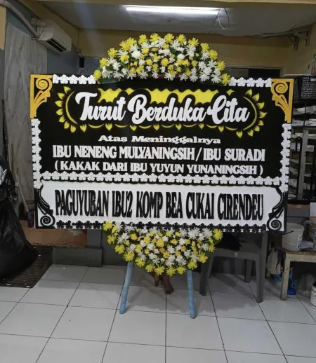 Papan Bunga Duka Sodong Tigaraksa