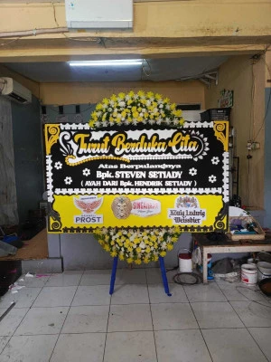 Papan Bunga di Sodong Tigaraksa