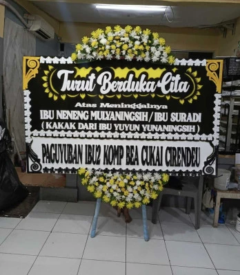 Papan Bunga di Sodong Tigaraksa
